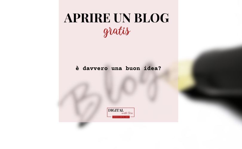 aprire un blog gratis